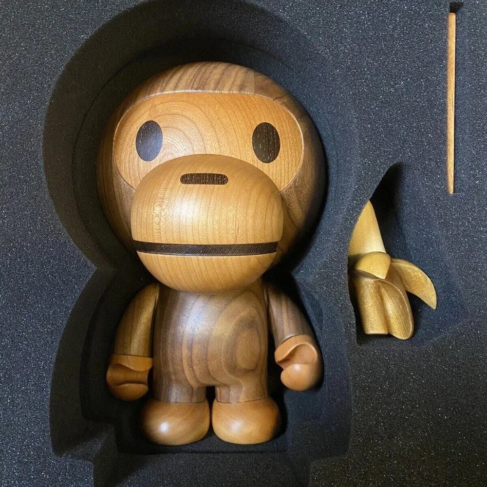 A Bathing Ape Bape | Toys | Bapeplay X Toyqube Wooden Baby Milo